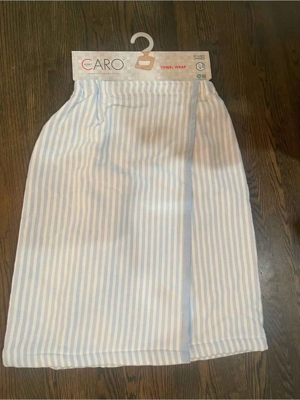 CARO spa towel wrap - velcro closure absorbent and soft 100% Cotton - Brand new